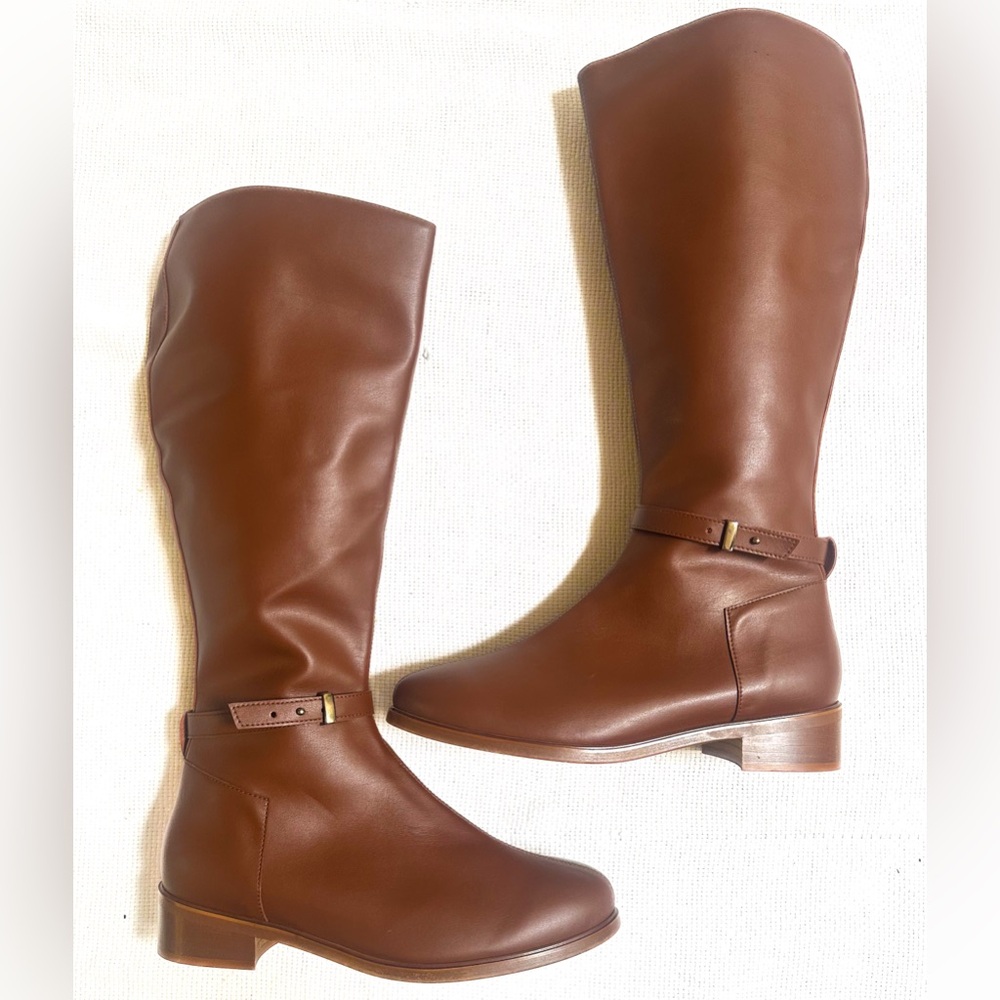 Bhava “Meadow” Vegan Leather Riding Boots